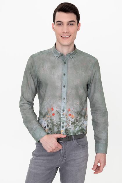 Men's Khaki Shirt G021Sz004.000.1394379