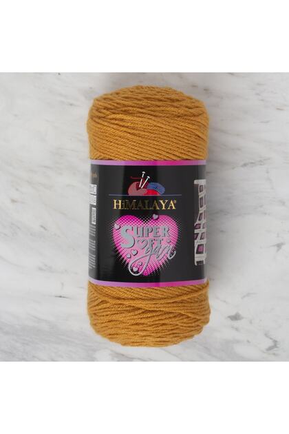 Süper Soft Yarn Hardal El Örgü Ipi -80847 3 adet