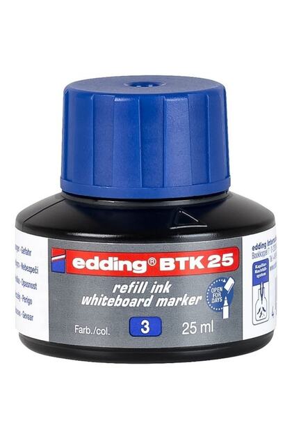 Btk25 Mavi Mürekkep Dolum Şişe 25ml.
