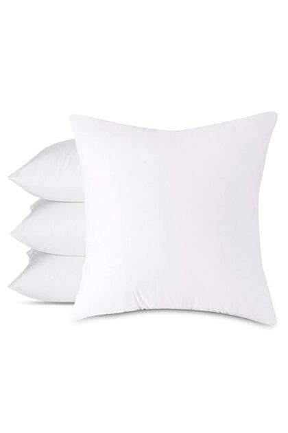 Home Bead Silicone Throw Pillow Inner Pillow 4 Pack