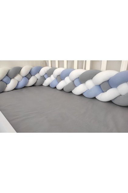 360 Cm 4-Piece Mesh Protection / 60x120 Mother's Side Park Crib - Mattress Protector