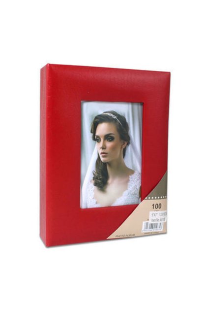 Studio Mustafa 5x7 (13X18) Red Photo Album