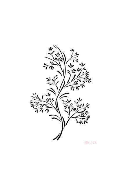 Bn174 25x35 Bn سلسلة استنسل استنسل قالب استنسل بلنتيلا بولسفست