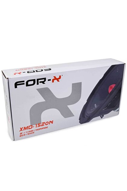 For-X 300w 20cm Kırmızı Göbekli Midrange Neo Hoparlör Xmd-1520n