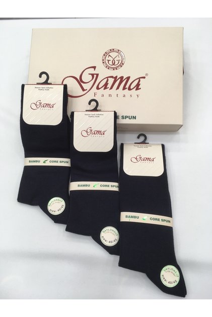 3 Pieces of Bamboo 100% Natural Nylon-Free Solid Color Thin Summer Men's Socks