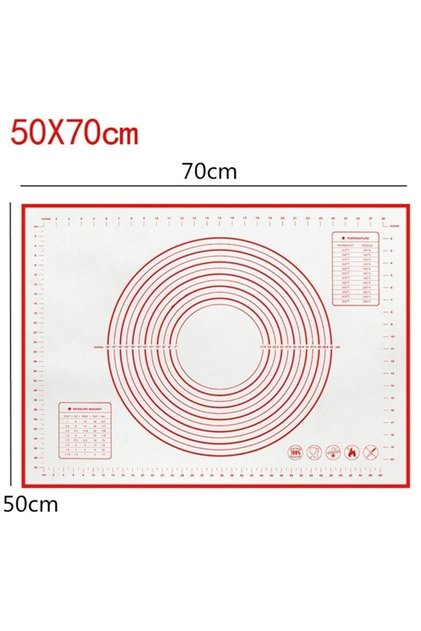 Silicone Dough Rolling Mat - Silipat Ideal Xl Size 70x50 Cm 1stQuality