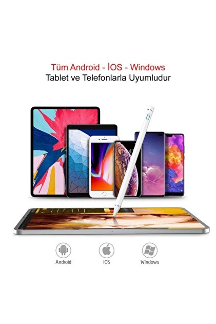 TEKNETSTORE Ipad Iphone Android Uyumlu Pencil Dokunmatik Stylus