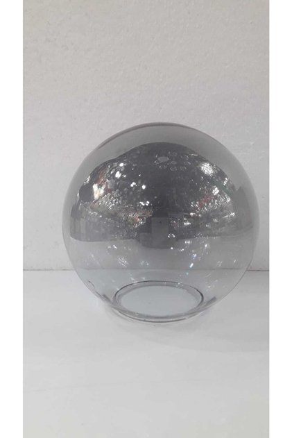 Glop Füme Rengi Avize Camı(boyu 14 Cm,eni 15 Cm)