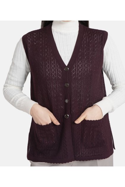 Mercerized Purple Mother Vest