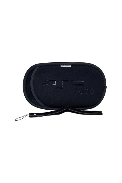 YUES PSP 2000/3000 Uyumlu Soft Taşıma Çantası & Bileklik (Siyah