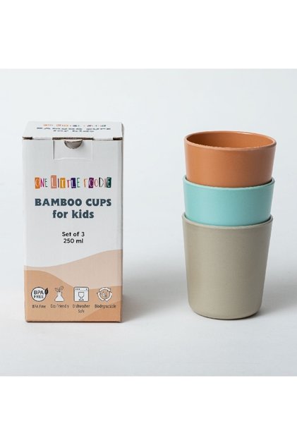 Bamboo Cup Set of 3 (250 ml)
