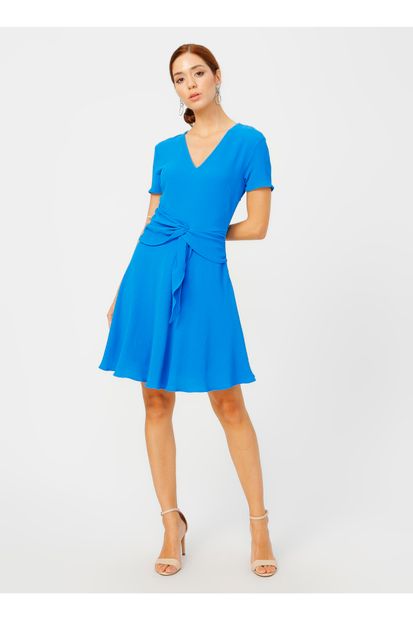 RANDOM Kadın Mavi Melanj Elbise - 1