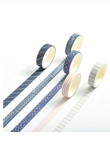 Set Bandă Decor 5 buc 1 cm X 2 mt -m7-399