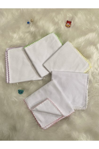 Colorful Embroidered 10 Pack Handkerchief