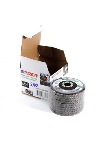 T1100080出品 Baytec 10 Adet Bay-tec Kum Flap Disk Zımpara Taşı 115x22mm 120 Kum
