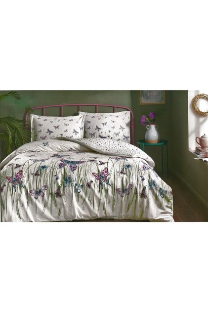 Papilio White Double Duvet Cover Set