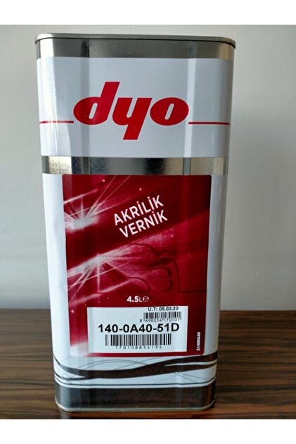 Akrilik Vernik 4.5 Litre