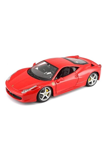 1:24 Ferrari 458 Italia Kırmızı Model Araba
