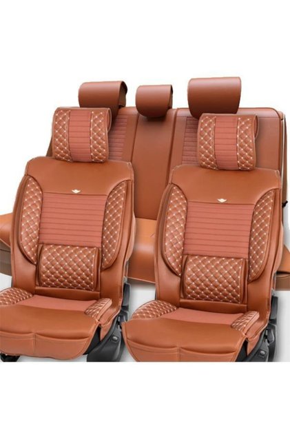 Fiat Fiorino 2008 Sonrası 2+1 arka koltuk Ortopedik Lüx Deri Oto Koltuk Kılıfı