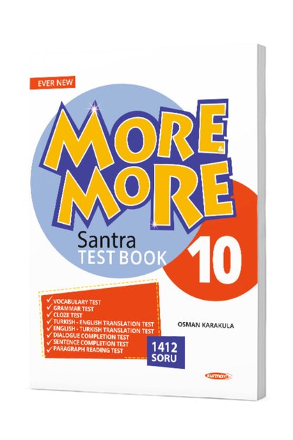 Kurmay Yayınları 10. Sınıf More And More Santra Test Book