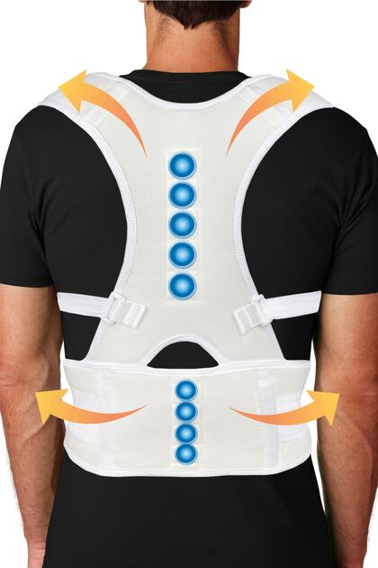 Upright Posture Corset Anti-Hunchback Magnetic Orthopedic Waist Corset for Women Men Standing Upright