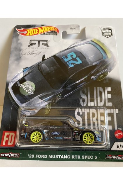 Hotwheels Slide Street'20 Ford Mustang Rtr Spec 5