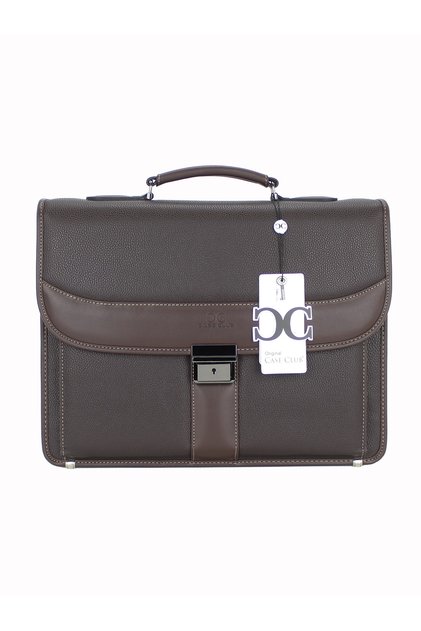 15.6 Inch Laptop Briefcase with Lock Mechanism, Shoulder Strap, Organizer and Interior Compartment