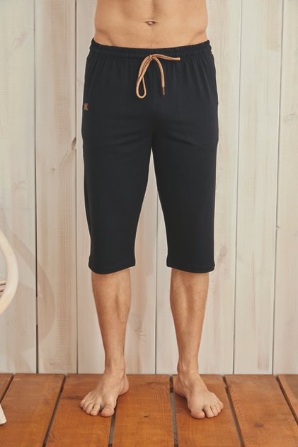 Thin Single Bottom Combed Cotton Capri