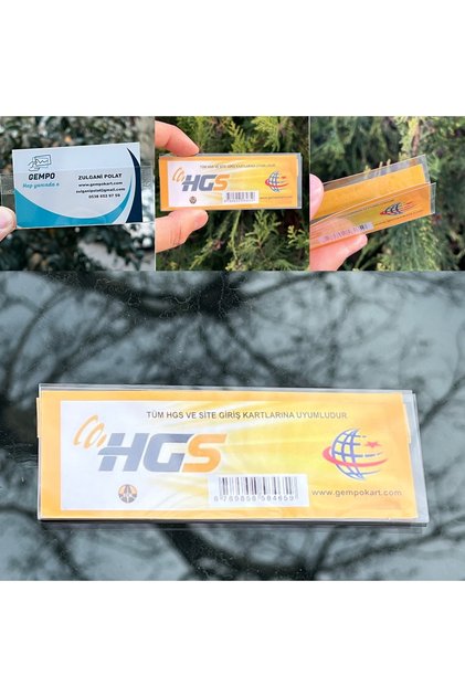 5 Adet Hgs Kabı Tüm Hgs Boyları Için Üniversal Model Araç Park Kartvizitlik Güçlü Iz Yapmaz Yapışkan