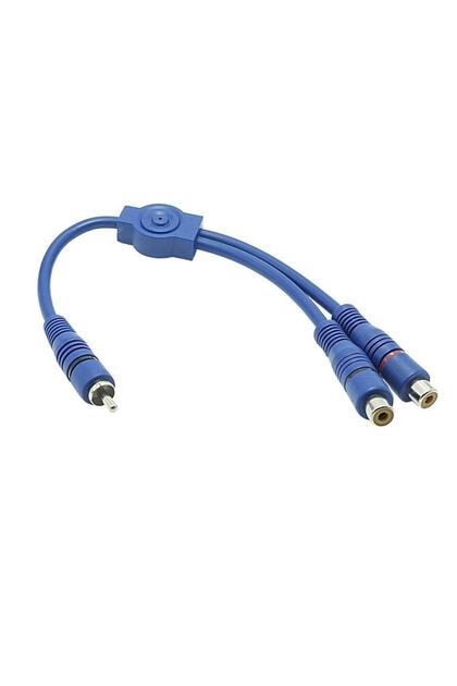 2 Rca Dişi - 1 Rca Erkek Y Kablo ( 30 cm )