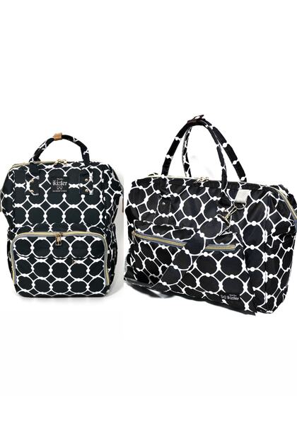 Baby Care Bag, Mother Baby Backpack Side Bag Set of 2