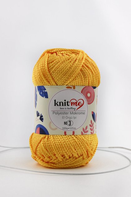 Polyester Macrame 100 Gr Hand Knitting Yarn Taka Yarn (807)