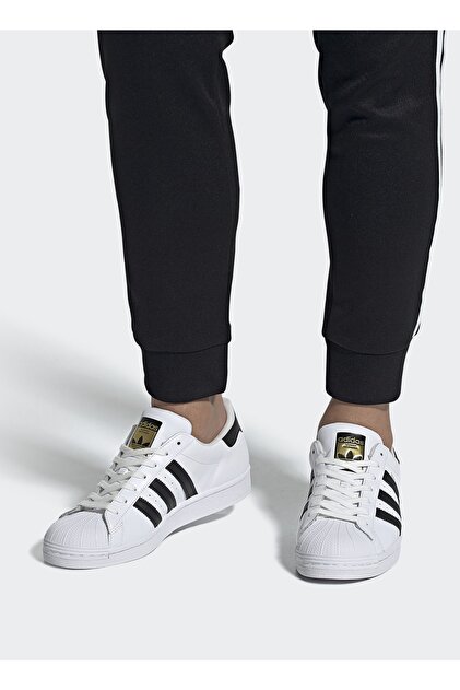 adidas Eg4958 Superstar 50 Beyaz - Siyah Kadın Lifestyle Ayakkabı