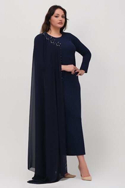 sachin and babi light blue dress Women's Komarov | Chiffon Dress with Matching Jacket