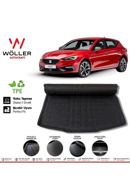 Seat Leon 4 Bagaj Havuzu 2021 Sonrası 3d Ultraflex Esnek