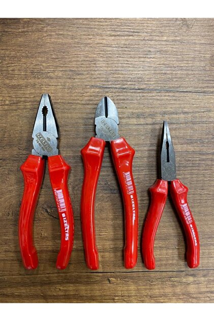 Knipex 180 Mm Pense Ve Yan Keski 200 Mm Kargaburun Seti Made In
