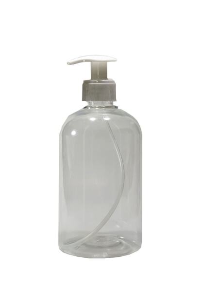 Liquid Soap Bottle Pet + Valve Set 500 ml 5 Pieces Set