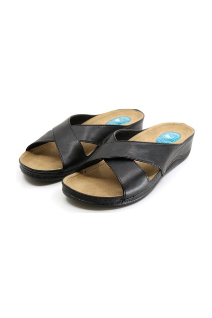 Cross Heel Gel Heel Spur Women's Slippers 9946-1