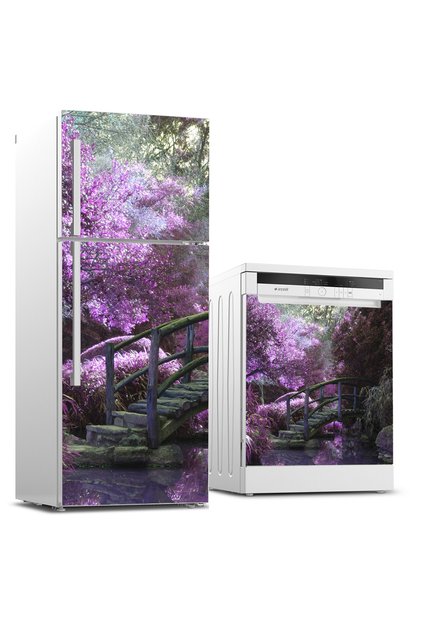 Refrigerator And Dishwasher Set Sticker 0337