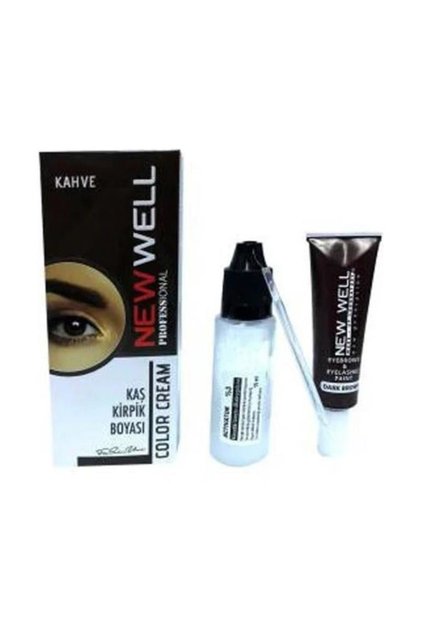 Eyebrow Eyelash Dye Brown 15 ml 8680097218384