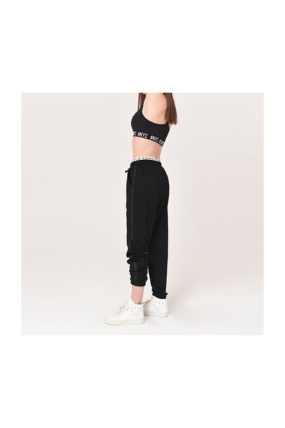 YOYOSO Lastik Detaylı Fashion Penye Pantolon - 4