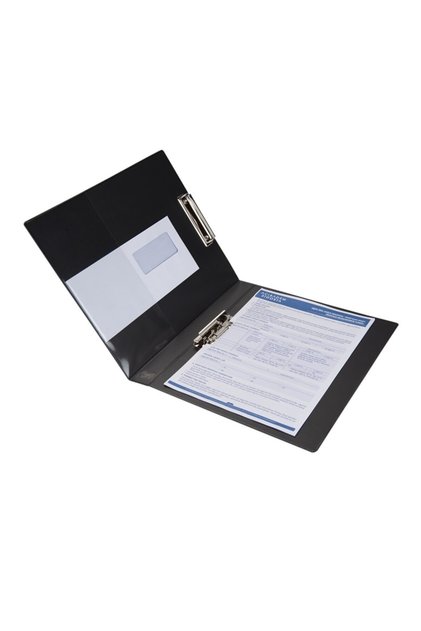 A4 Pvc Double Mechanism Student and Office Type Document Presentation Folder 27X32 cm (200 Sheet Capacity)