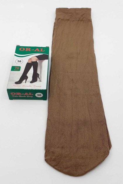 Women's Oral Knee Length 6 Pieces Bronze Color Thick Socks