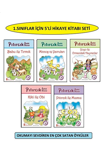 Set of 5 Story Books for Grades 1 and 2