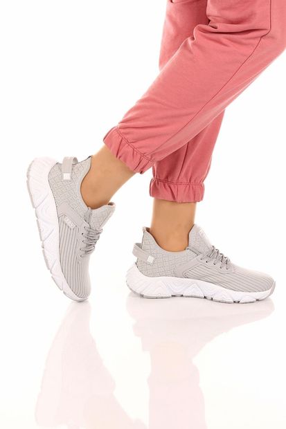 SOBY SHOES Kadın Günlük Nefes Alan Kumaş Ortopedik Eva Taban Yürüyüş Koşu Outdoor Spor Ayakkabı Sneaker Soby110 - 3