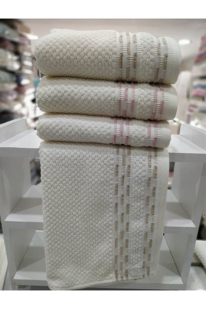 4 Pieces Bronie Hand and Face Towel 50x90