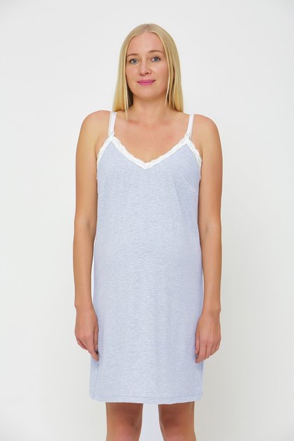 Breastfeeding Nightgown Dressing Gown Set