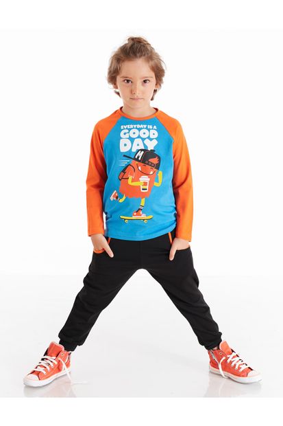 Denokids Good Day Erkek Çocuk Jogger Takım - 1