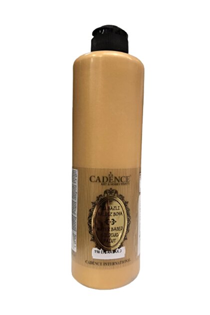 Cadence Su Bazlı Yaldız Boya 110 Extra Gold 500ml - Fiyatı, Yorumları