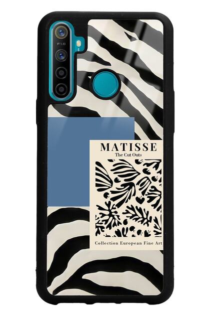 Oppo Realme 5I Zebra Matisse Design Glossy Phone Case